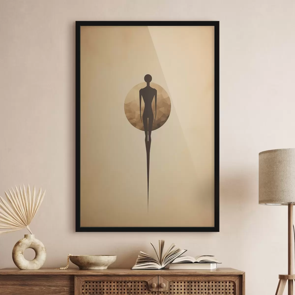 Plakatas Abstraktus siluetas f46356