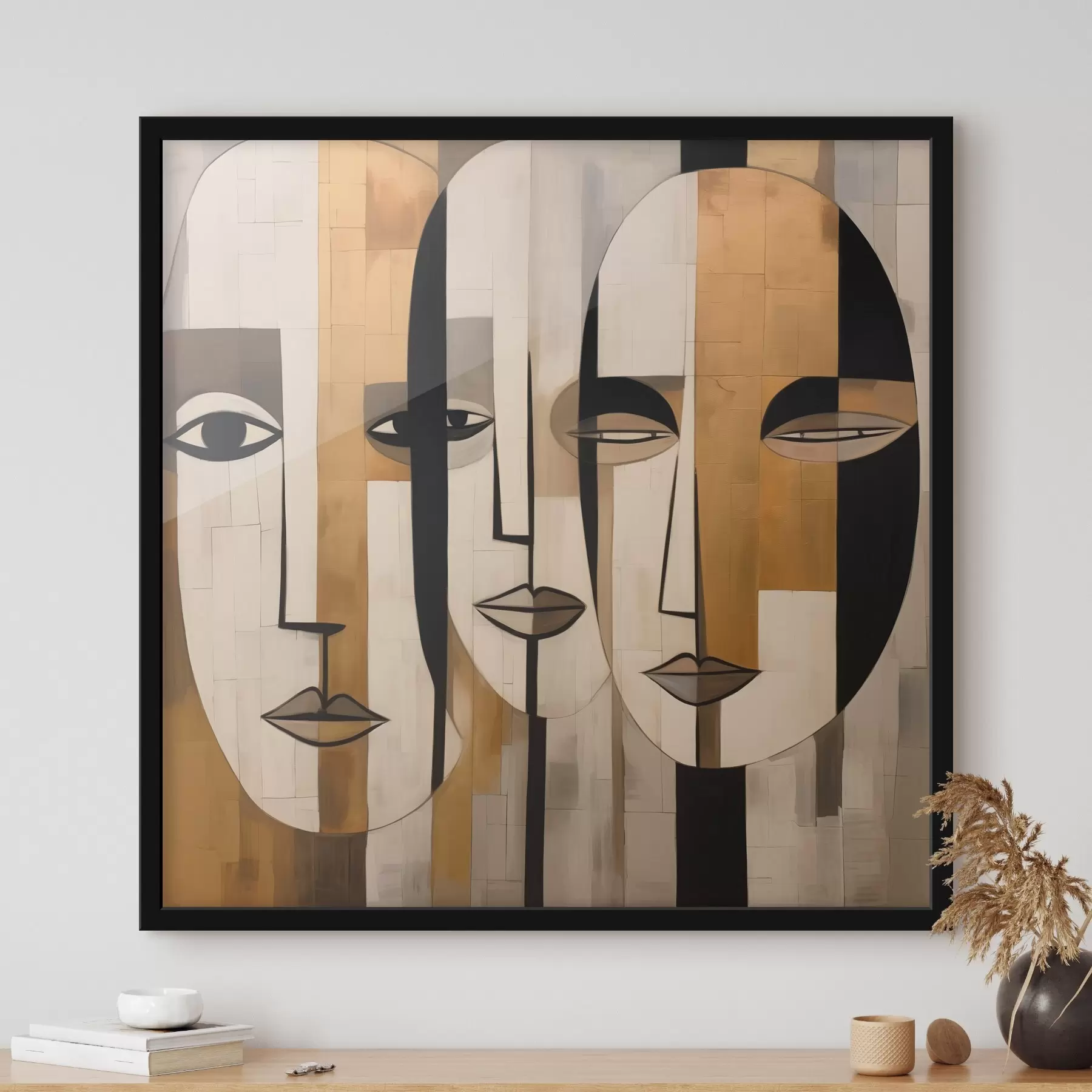 Fototapetai Abstraktūs veidai f46452