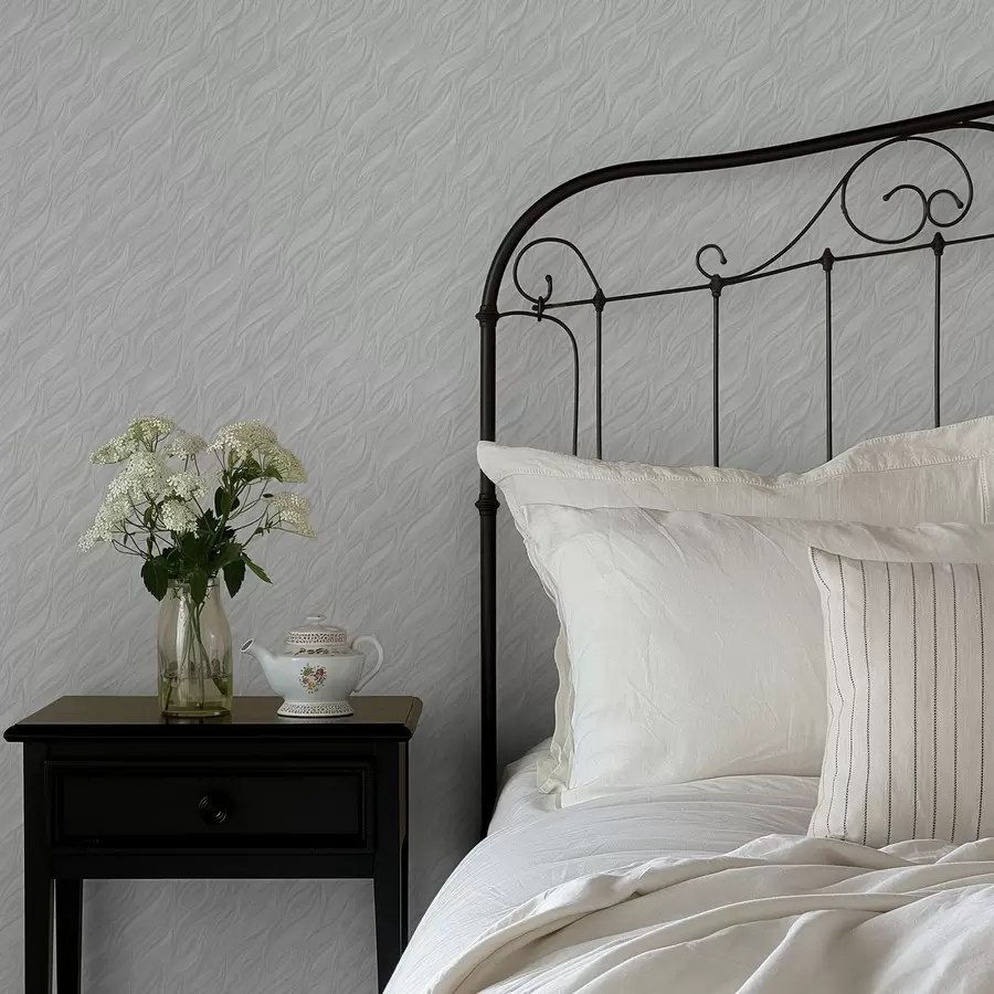 Fototapetai Tekstūruotos šepetėlio bangos, šviesiai mėtų spalvos a00688v2