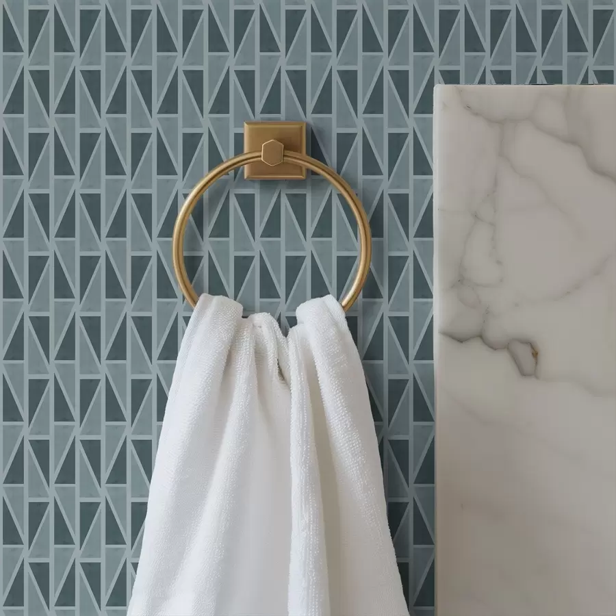 Fototapetai Žalios spalvos stiklo plokščių grotelės su įstrižinėmis atramomis a00902