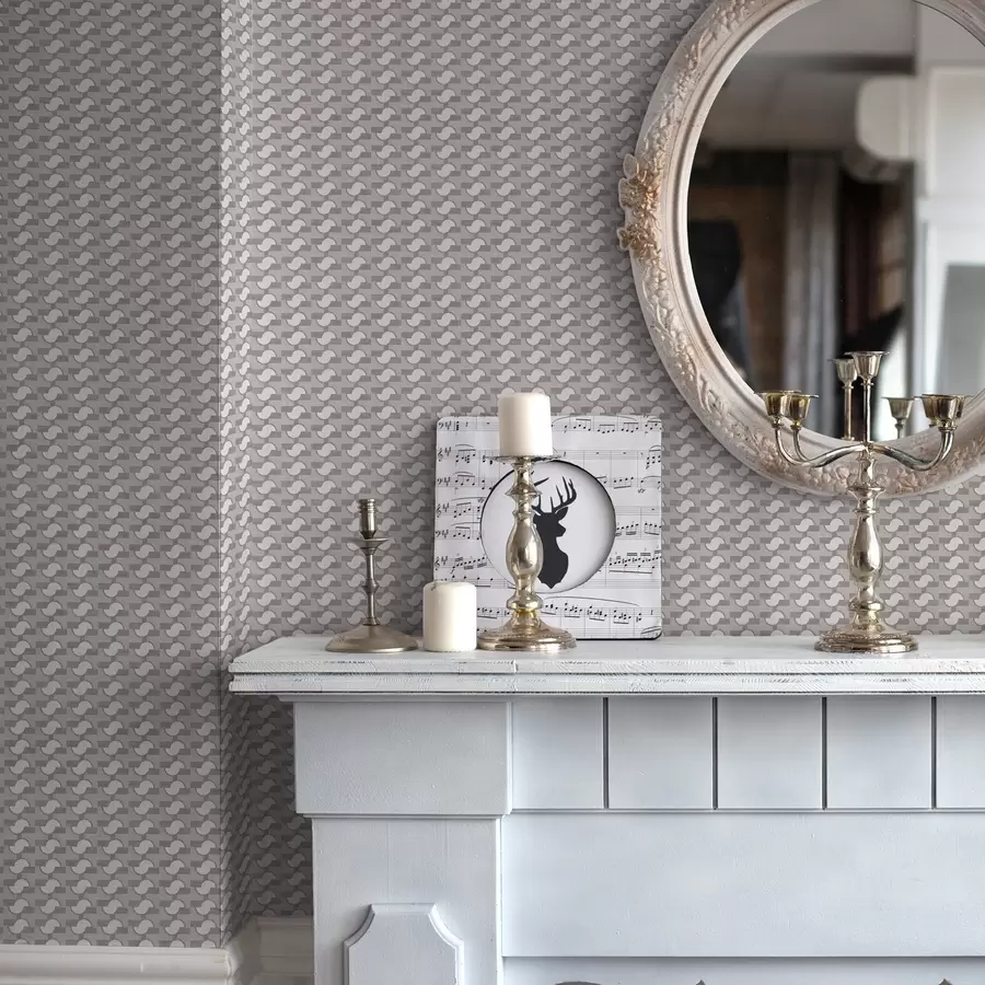 Fototapetai Mauve modulinės plytelės su sujungtais pusapvaliais a00915