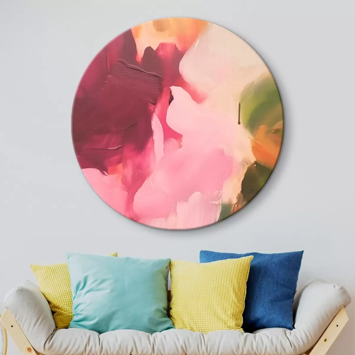 Apvalūs paveikslai Abstrakti tapyba r46461