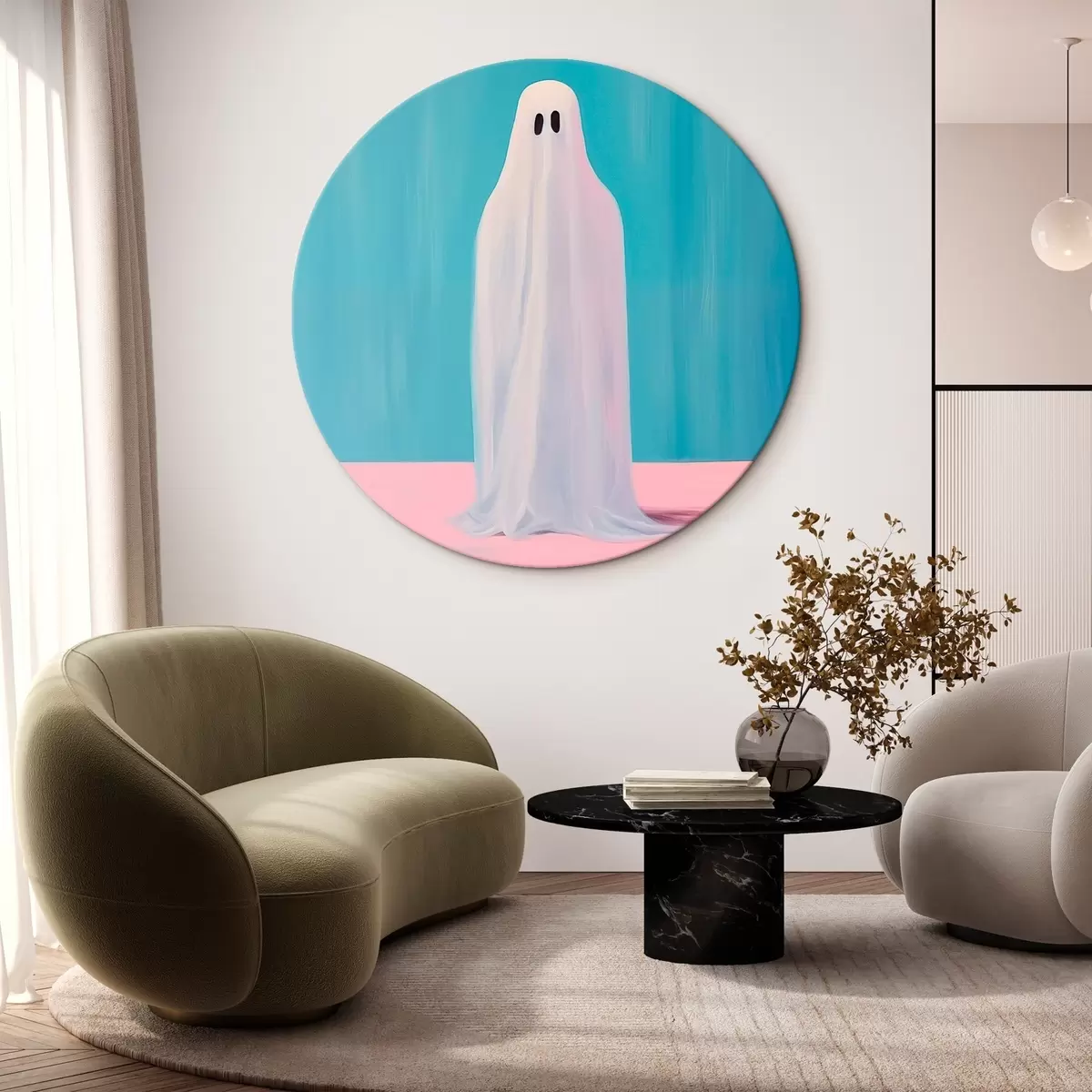 Apvalūs paveikslai Vaiduoklis r46479