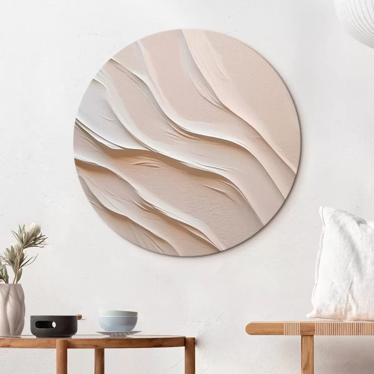 Apvalūs paveikslai Bangos, abstrakcija r46555