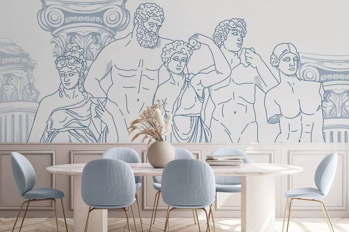 Fototapetai Senovės žmonės ir kolonos w04865