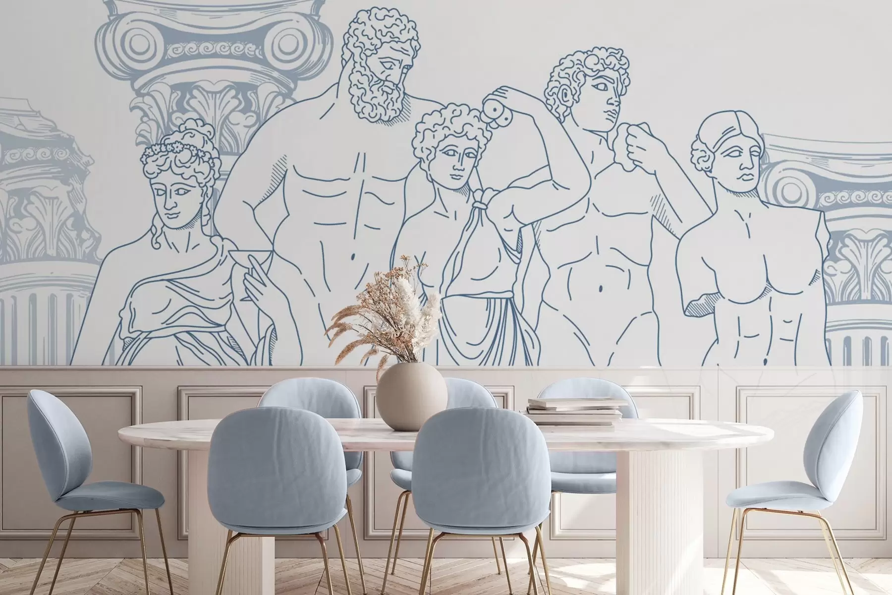 Fototapetai Senovės žmonės ir kolonos w04865