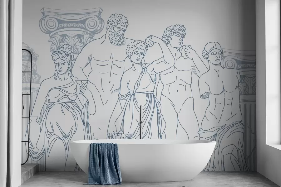 Fototapetai Senovės žmonės ir kolonos w04865