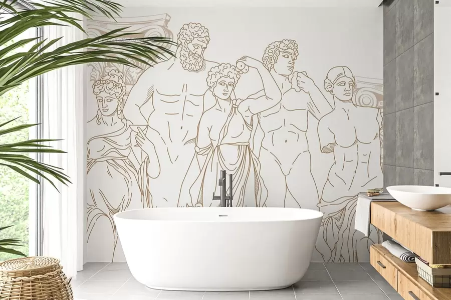 Fototapetai Senovės žmonės ir kolonos w04865v1