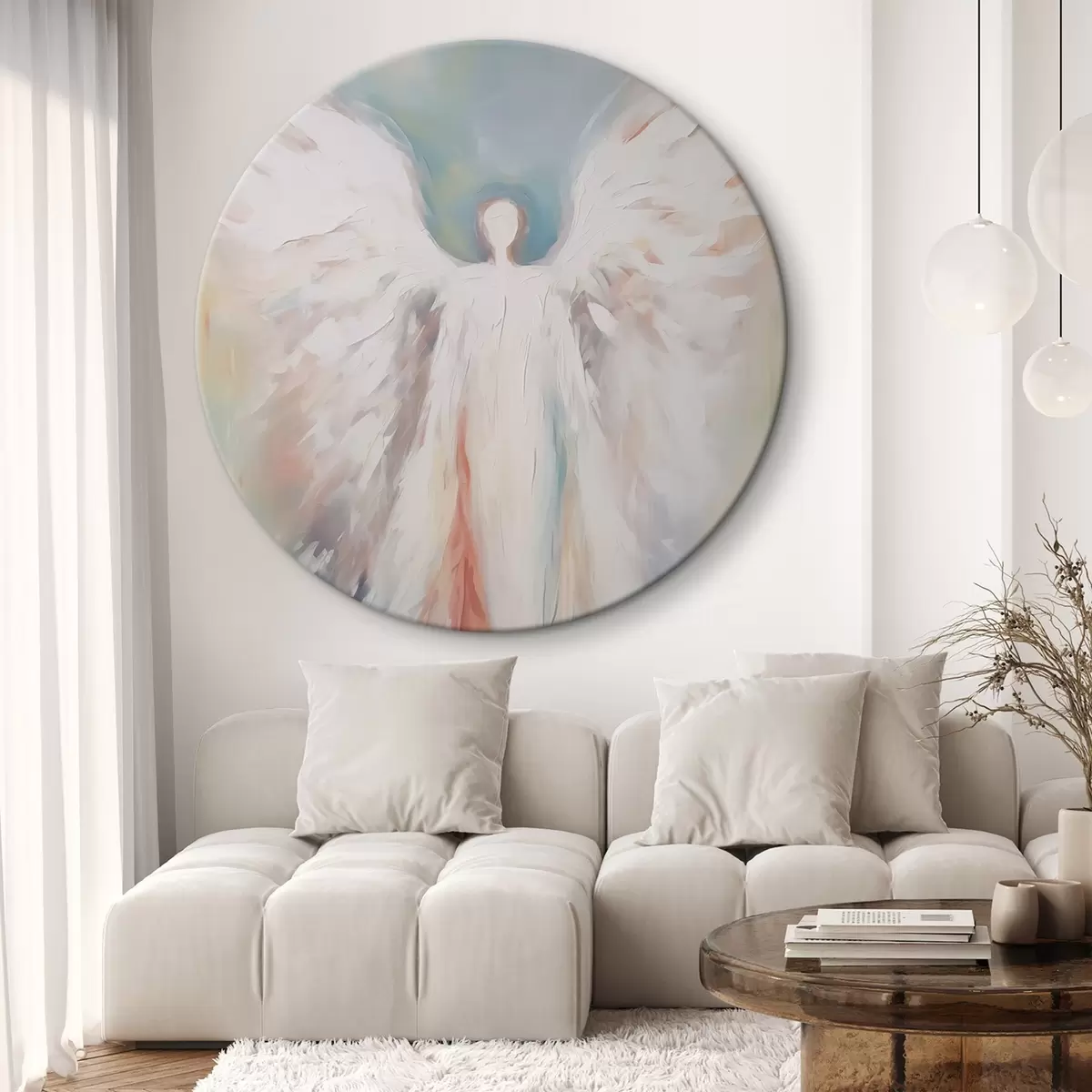 Apvalūs paveikslai Angelas r46567