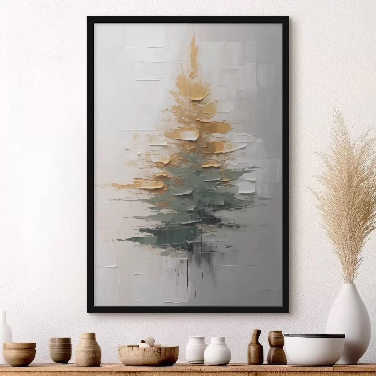 Plakatas Abstrakčioji eglė f46570