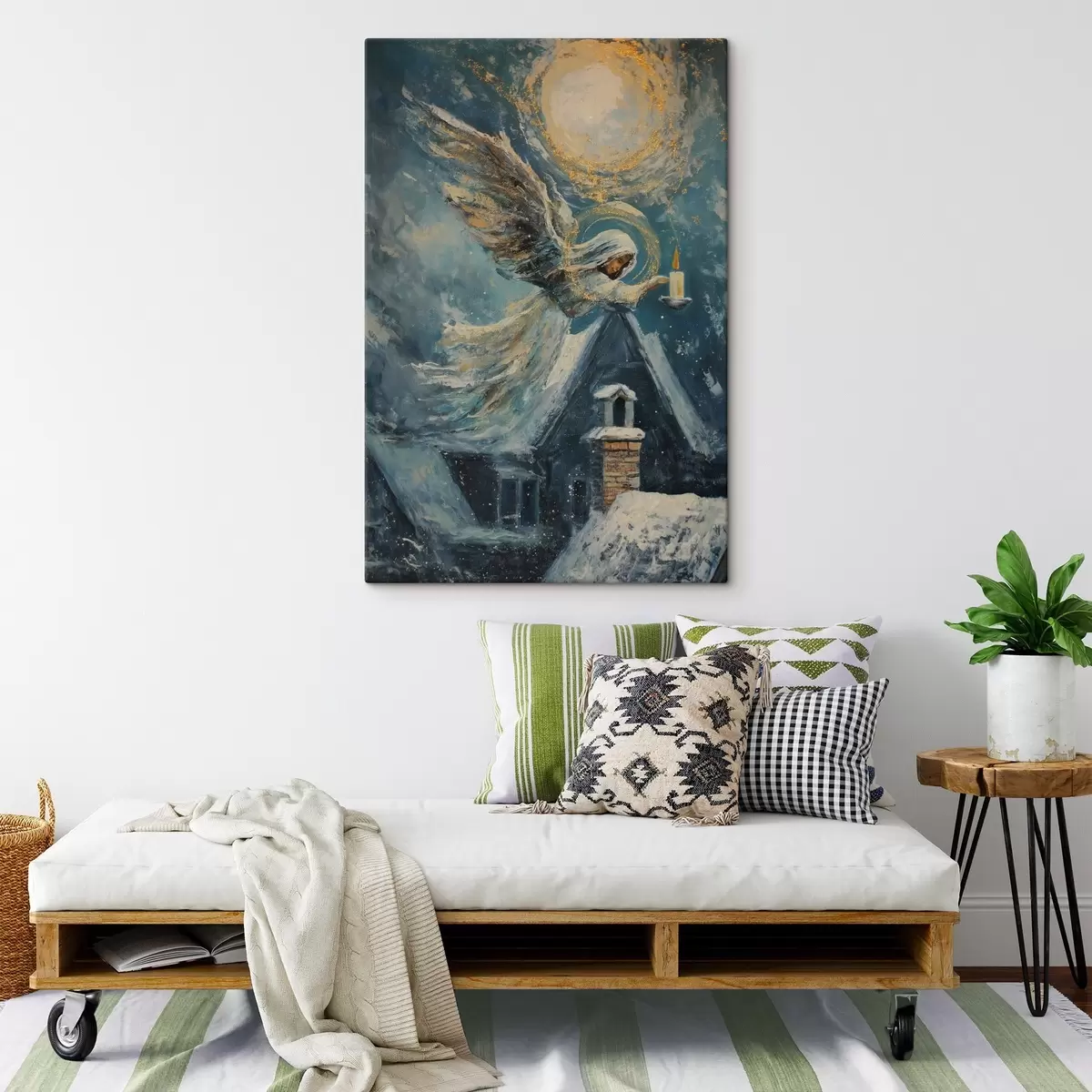 Paveikslėlis Angelas virš namų s46600