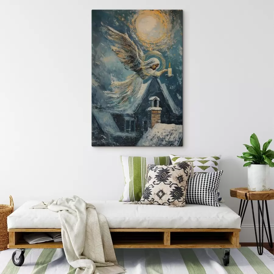 Paveikslėlis Angelas virš namų s46600