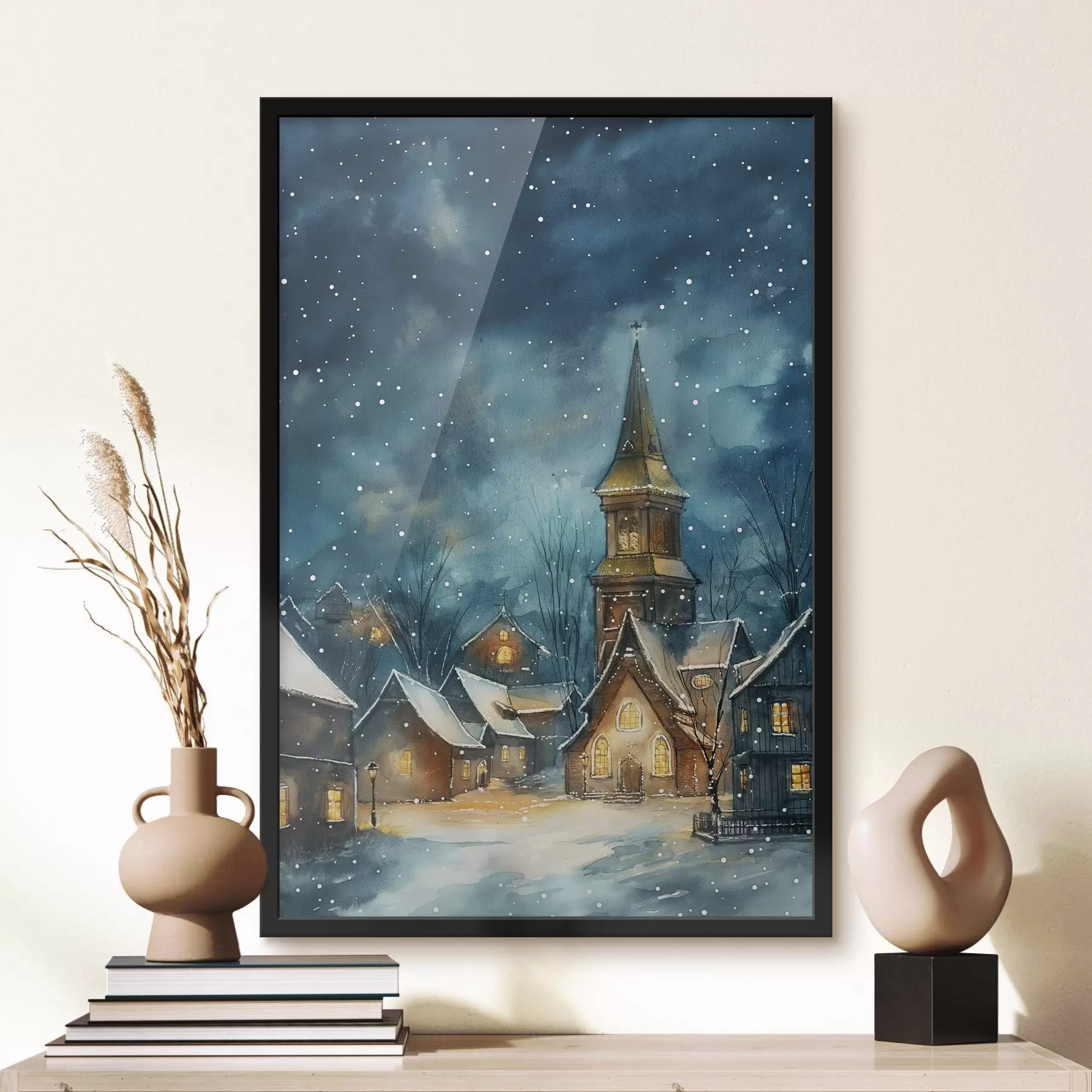 Fototapetai Žiemos gatvė f46599