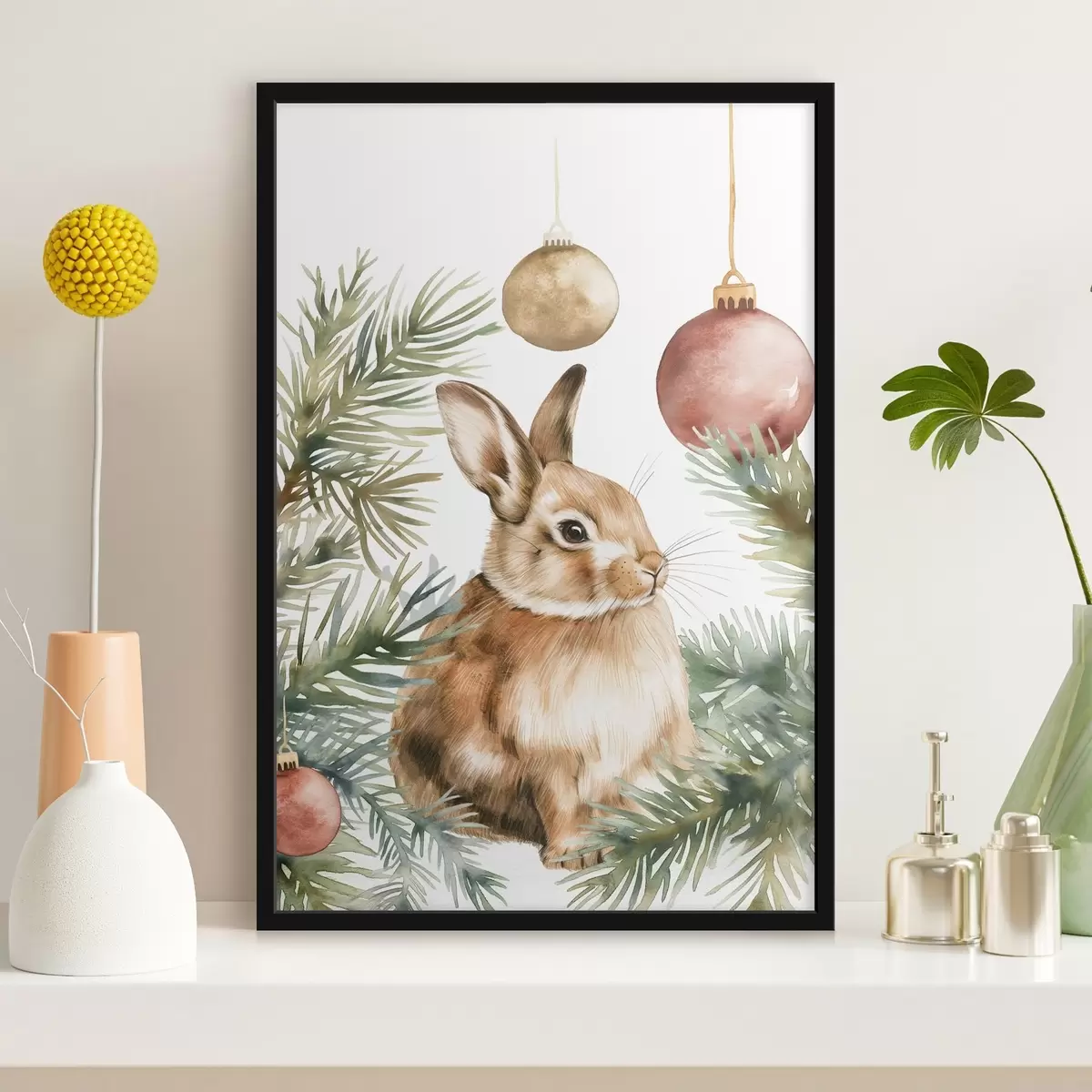 Plakatas Naujųjų metų zuikis f46603