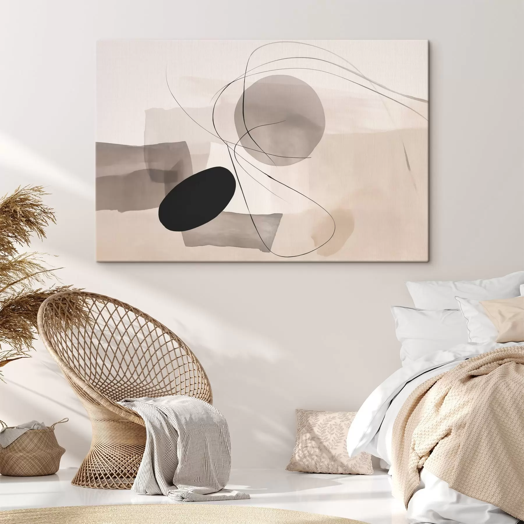 Paveikslėlis Abstrakčios formos su linijomis s46455