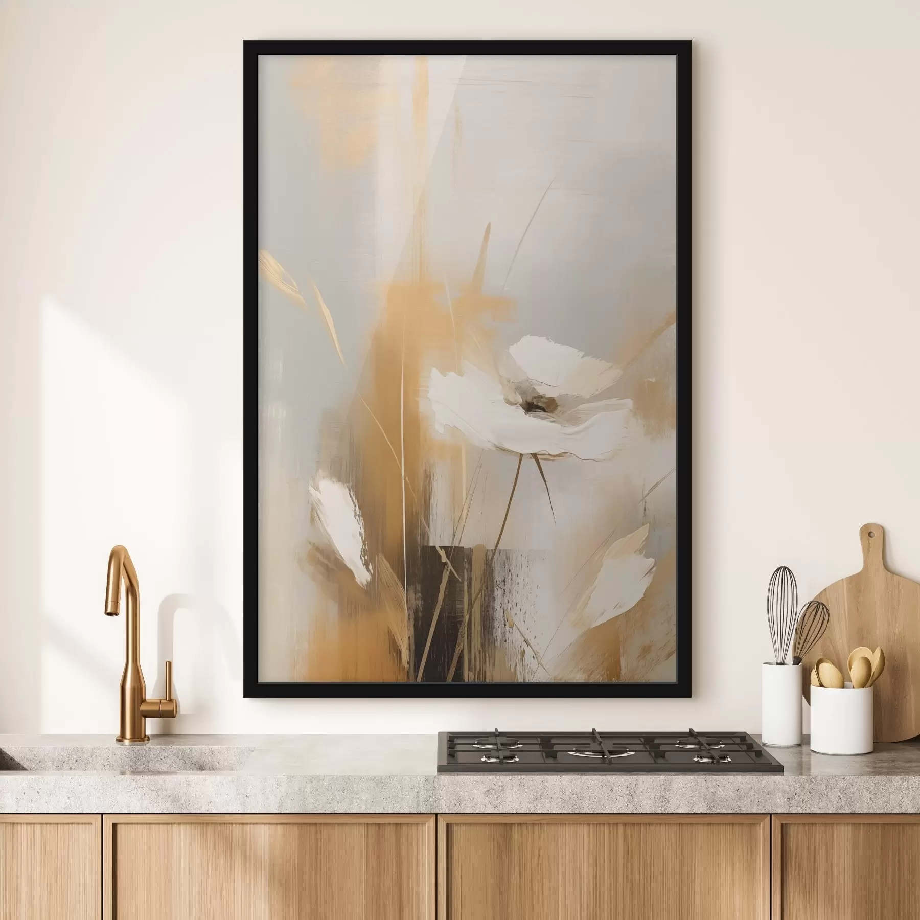 Fototapetai Abstrakčios laukinės gėlės f46453