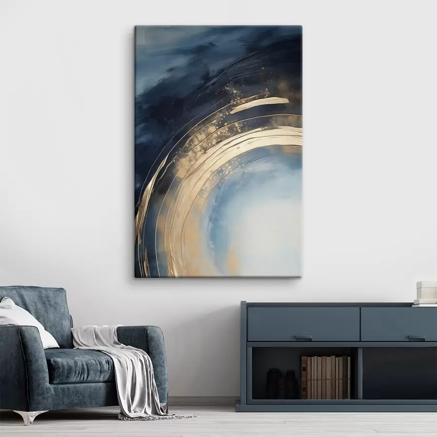 Paveikslėlis Platus žiedas su šviesiu centru ir dėmėtomis glazūromis s46488