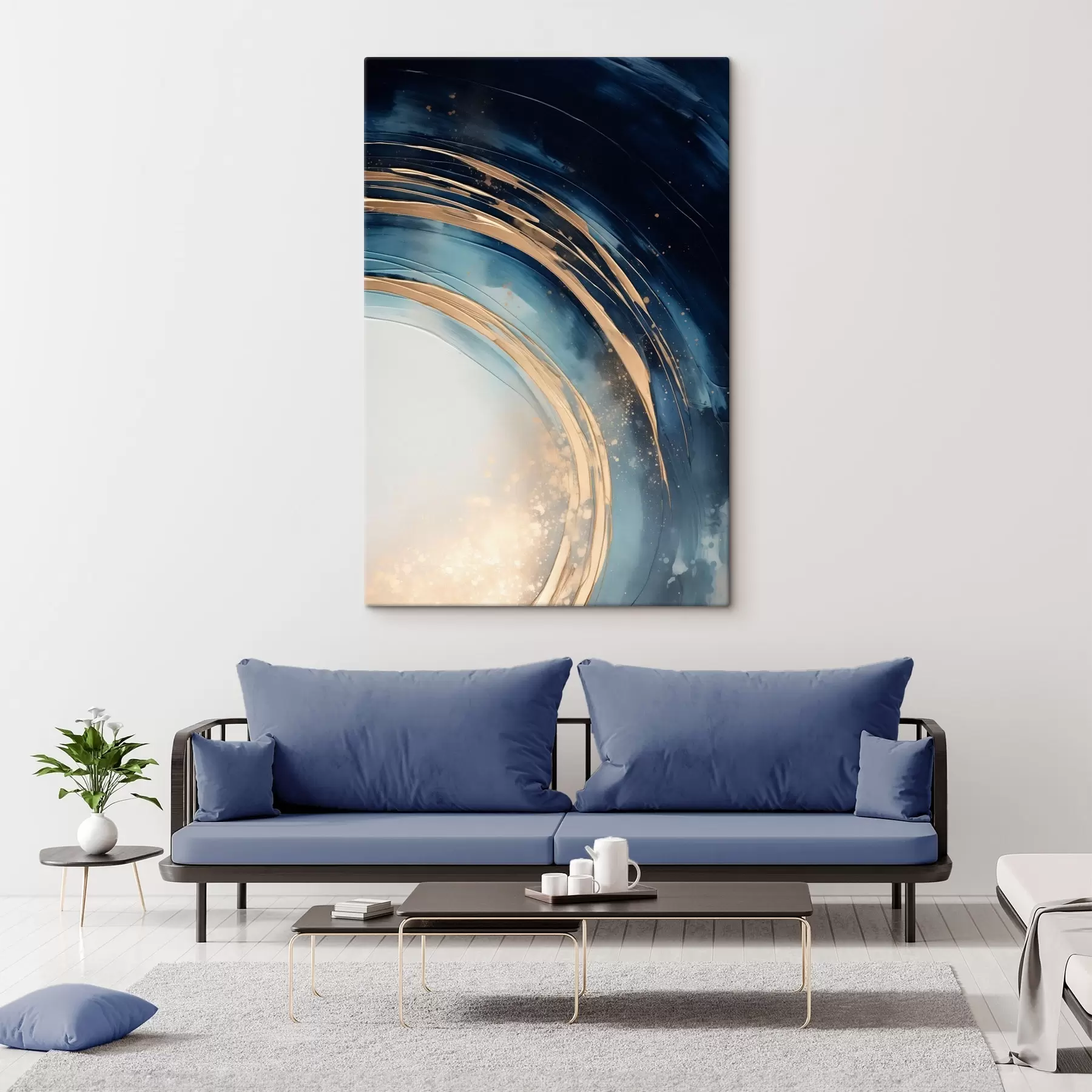 Paveikslėlis Siauri sluoksniuoti žiedai virš šviesaus horizonto s46489