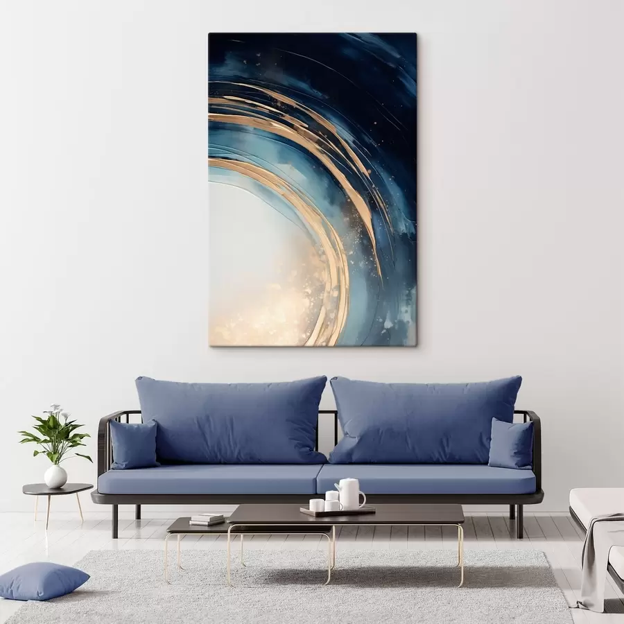 Paveikslėlis Siauri sluoksniuoti žiedai virš šviesaus horizonto s46489