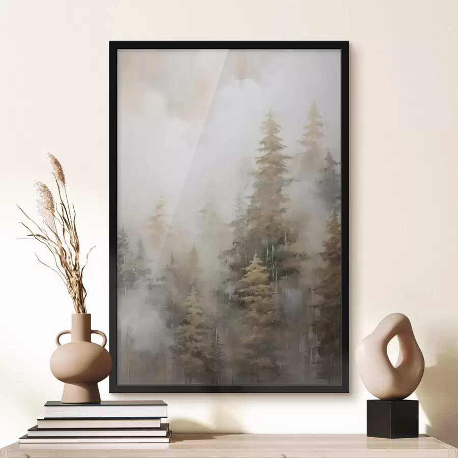 Fototapetai Miško imitacija tapyboje f46672