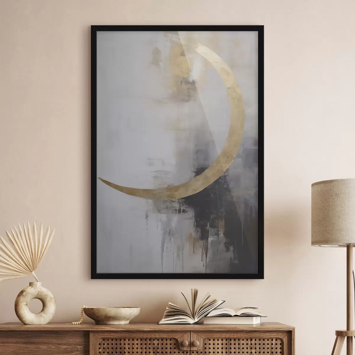 Plakatas Abstrakcija, tapybos imitacija f46675