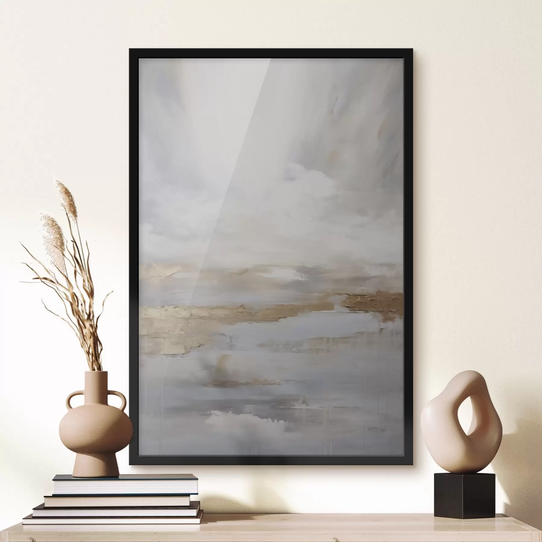 Fototapetai Abstrakčios kompozicijos tapybos imitacija f46678