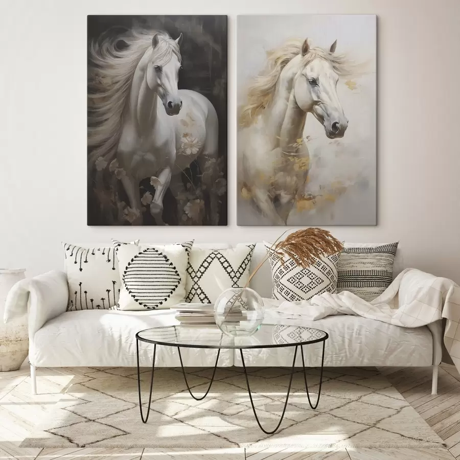 Paveikslėlis Arklio imitacija tapyboje m01000