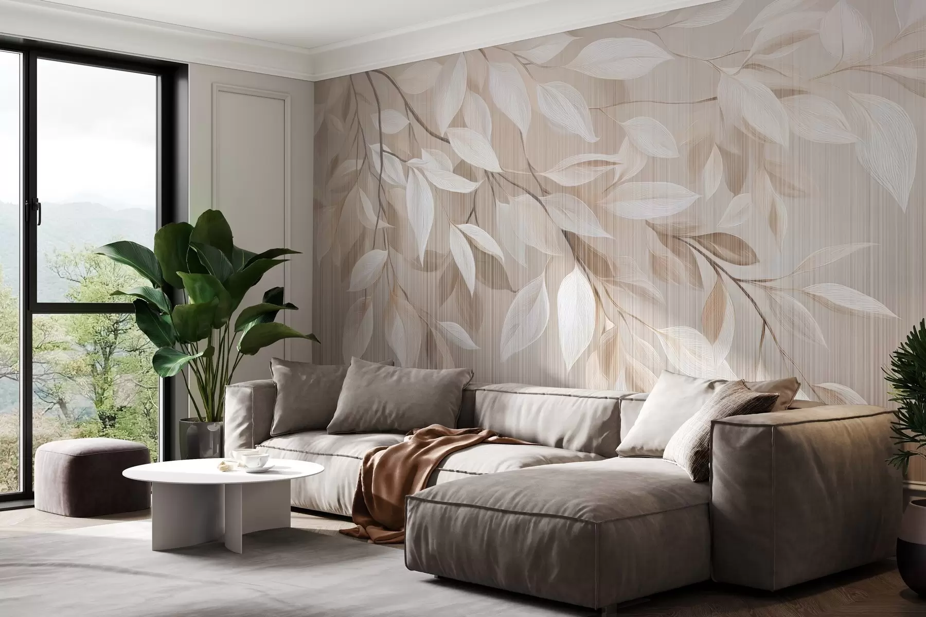 Fototapetai Kabančios medžio šakos w04903