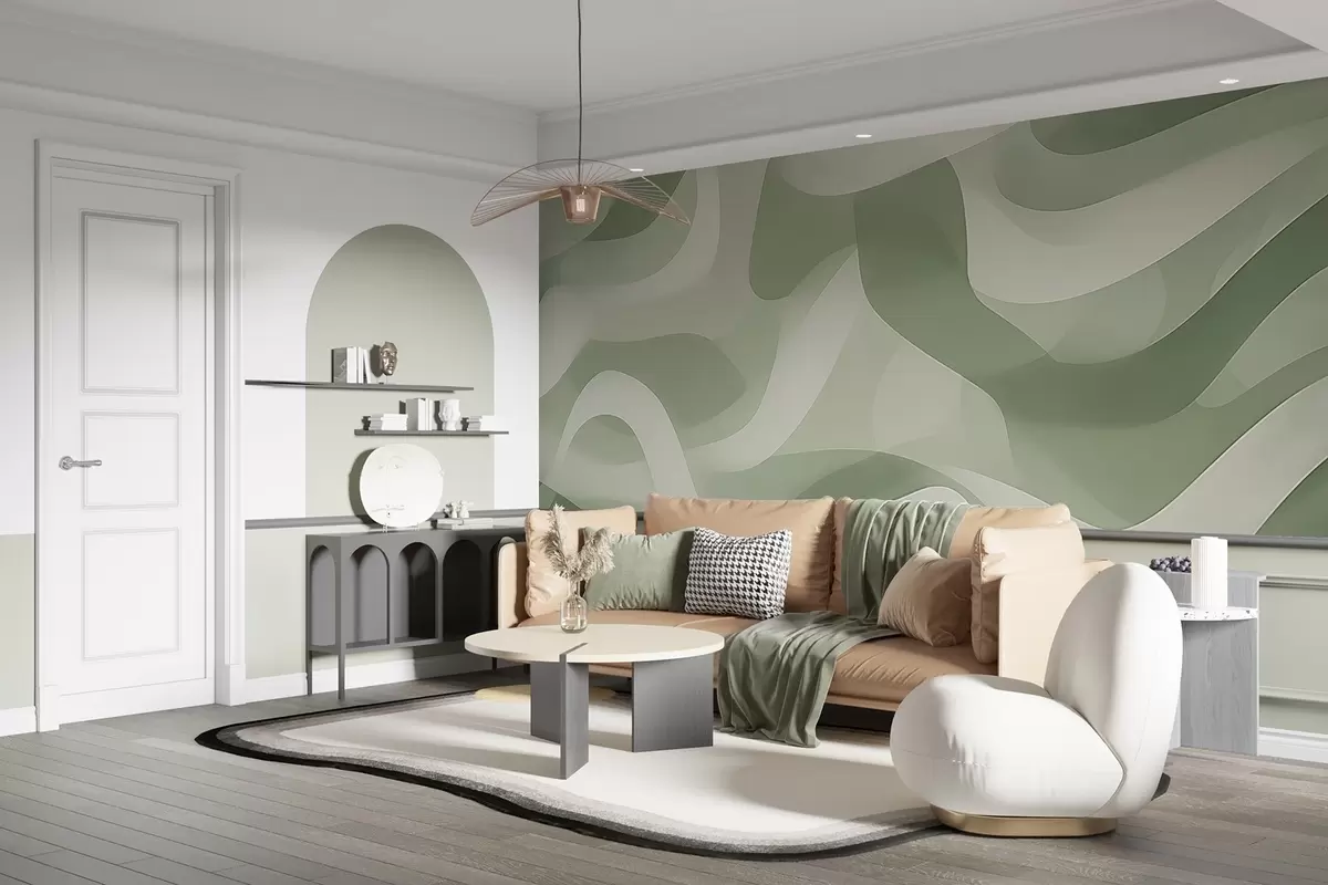 Fototapetai Abstrakčios bangos w04888