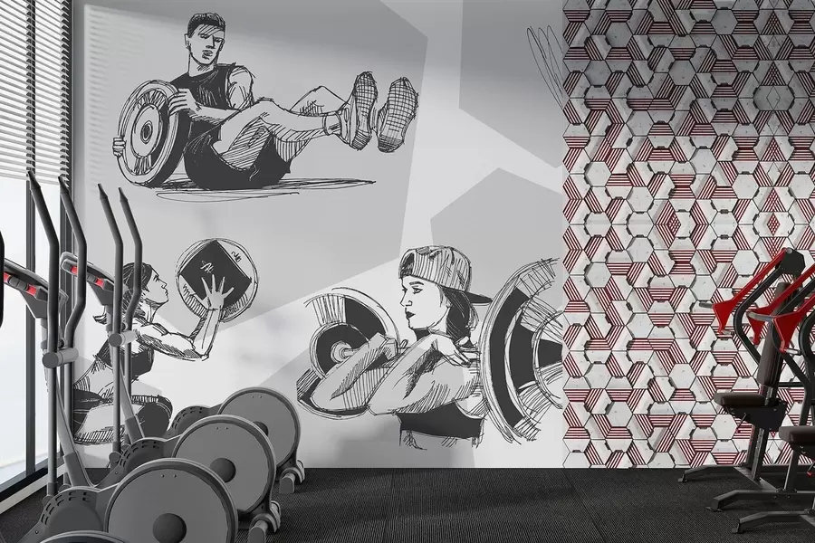 Fototapetai Sportininkai w04909v2