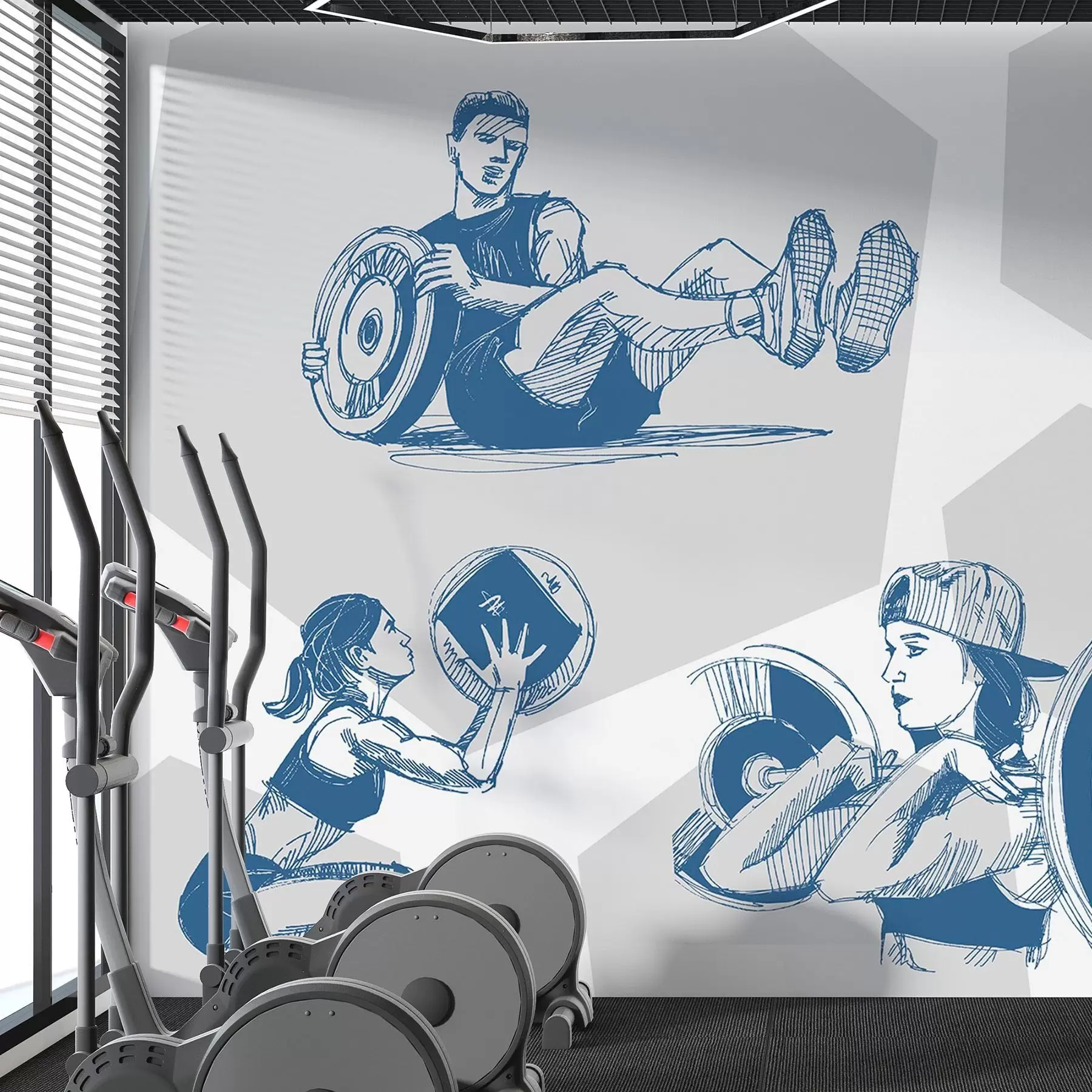 Fototapetai Sportininkai w04909