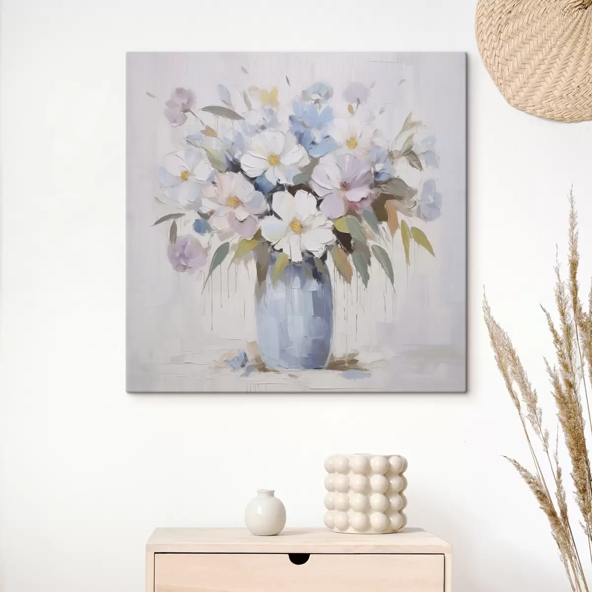 Paveikslėlis Gėlės vazėje imitacijos tapyba s46714