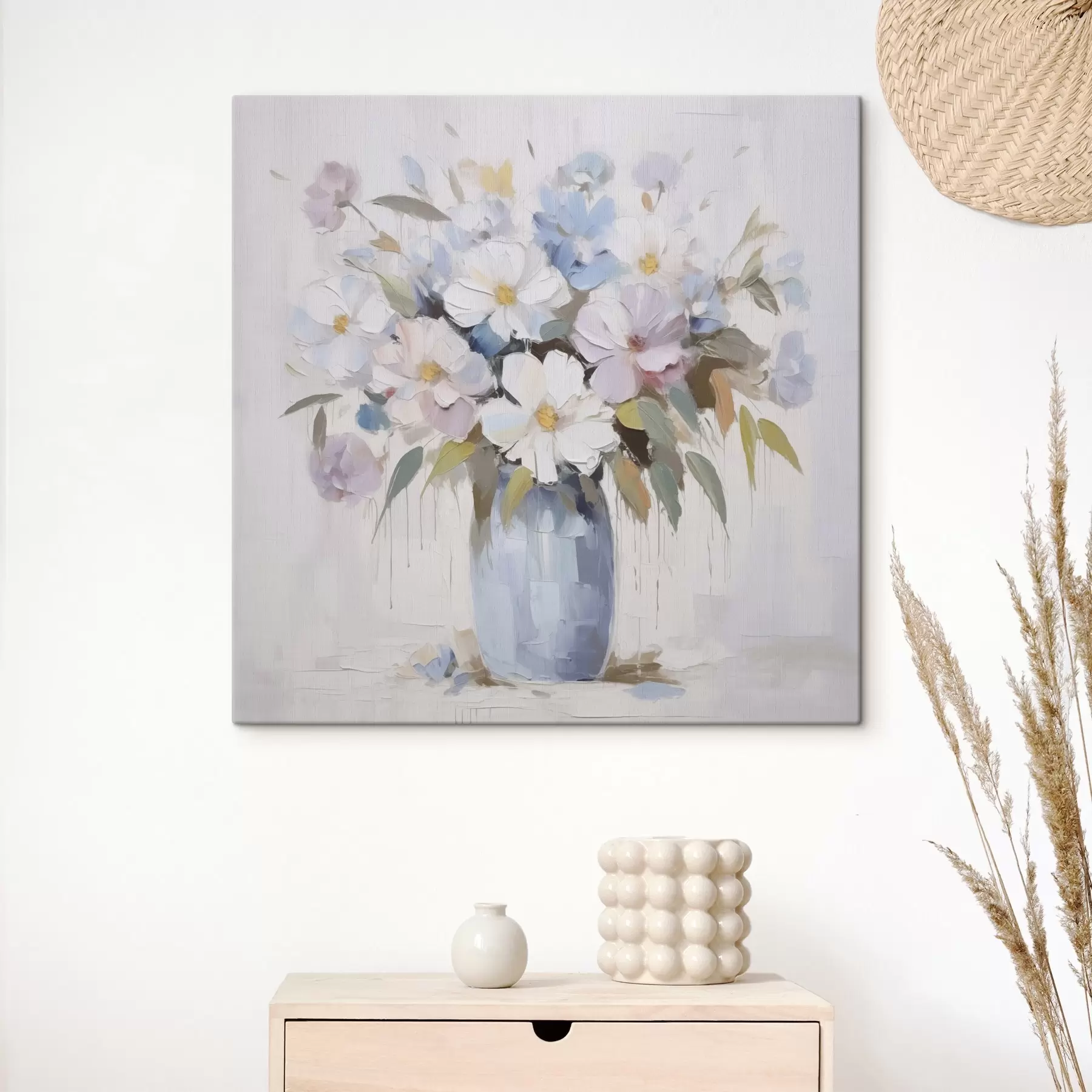 Paveikslėlis Gėlės vazėje imitacijos tapyba s46714