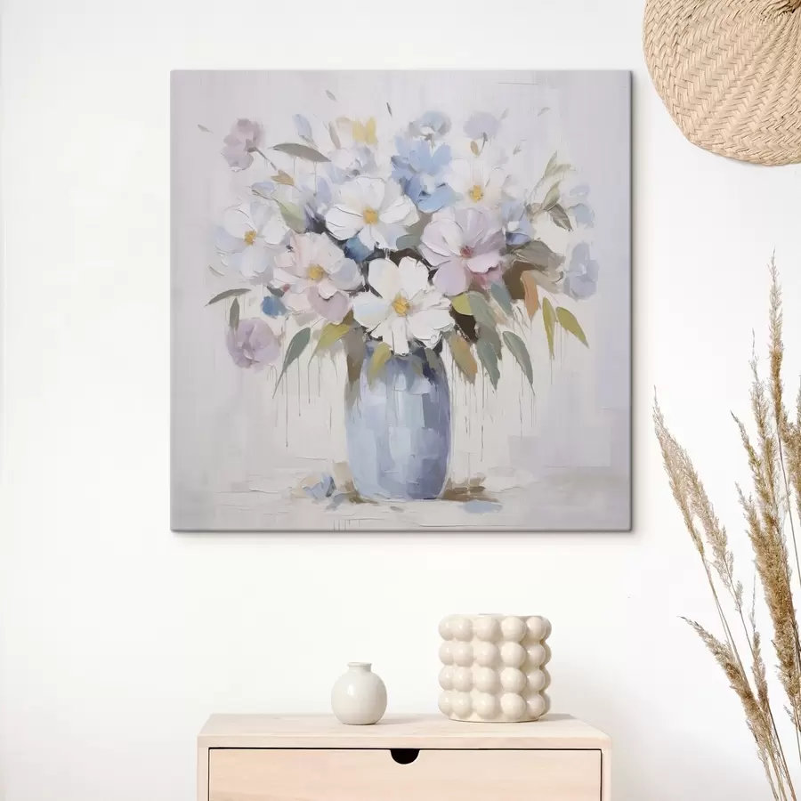 Paveikslėlis Gėlės vazėje imitacijos tapyba s46714