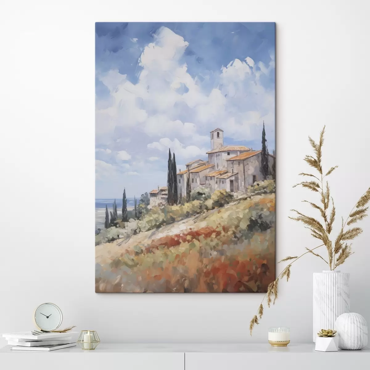 Paveikslėlis Kaimo peizažo imitacija tapyboje s46716