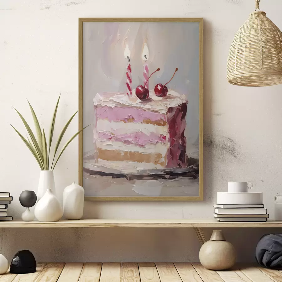 Fototapetai Tortas, imituojantis paveikslą f46718