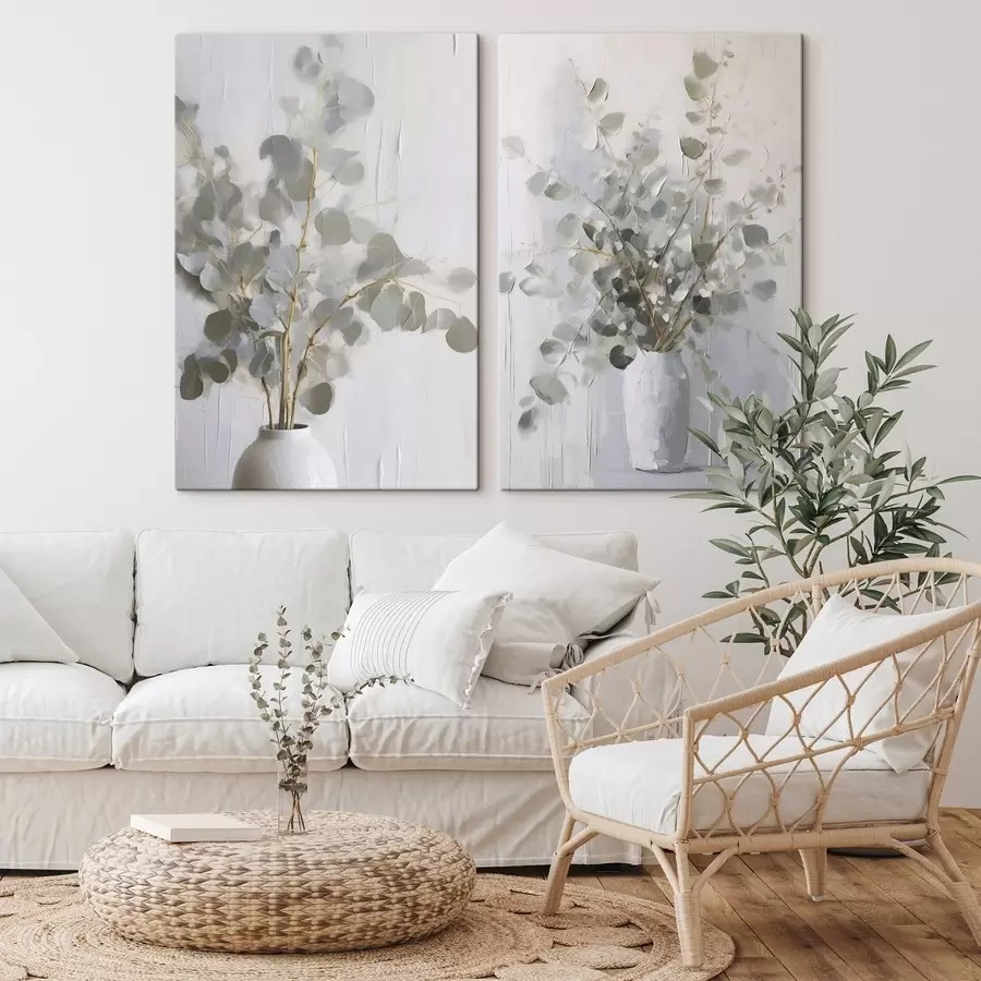 Paveikslėlis Šakelių vazoje imitacijos tapyba m01020