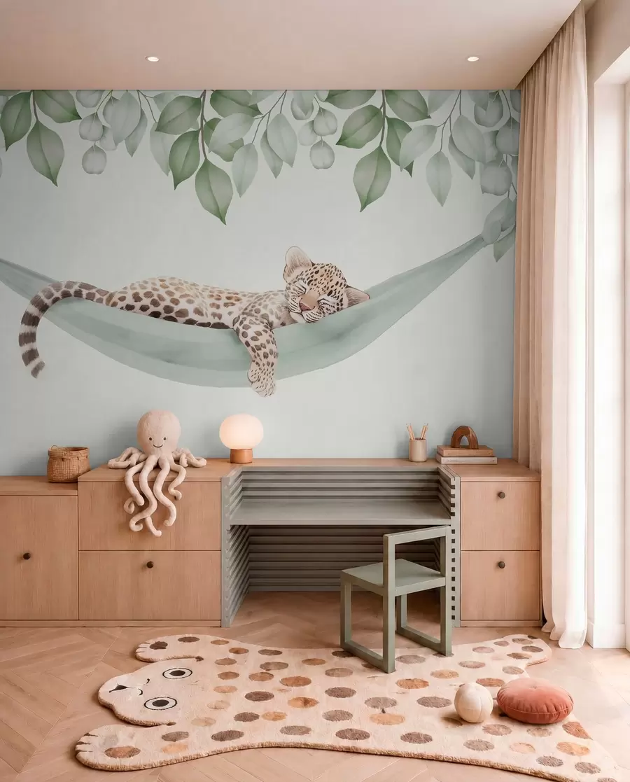 Fototapetai Leopardo siesta w04881