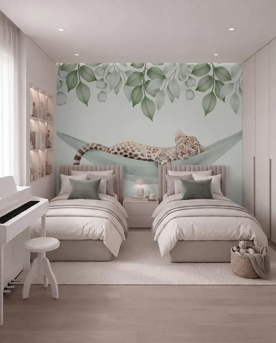 Fototapetai Leopardo siesta w04881