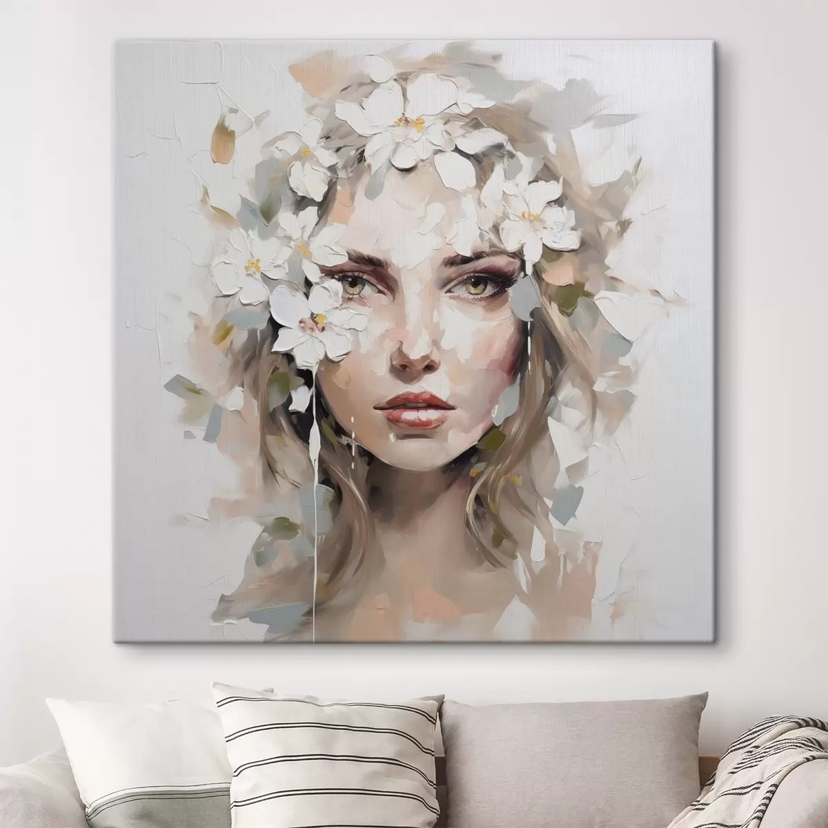 Paveikslėlis Abstraktus portretas, imituojantis tapybą s46749