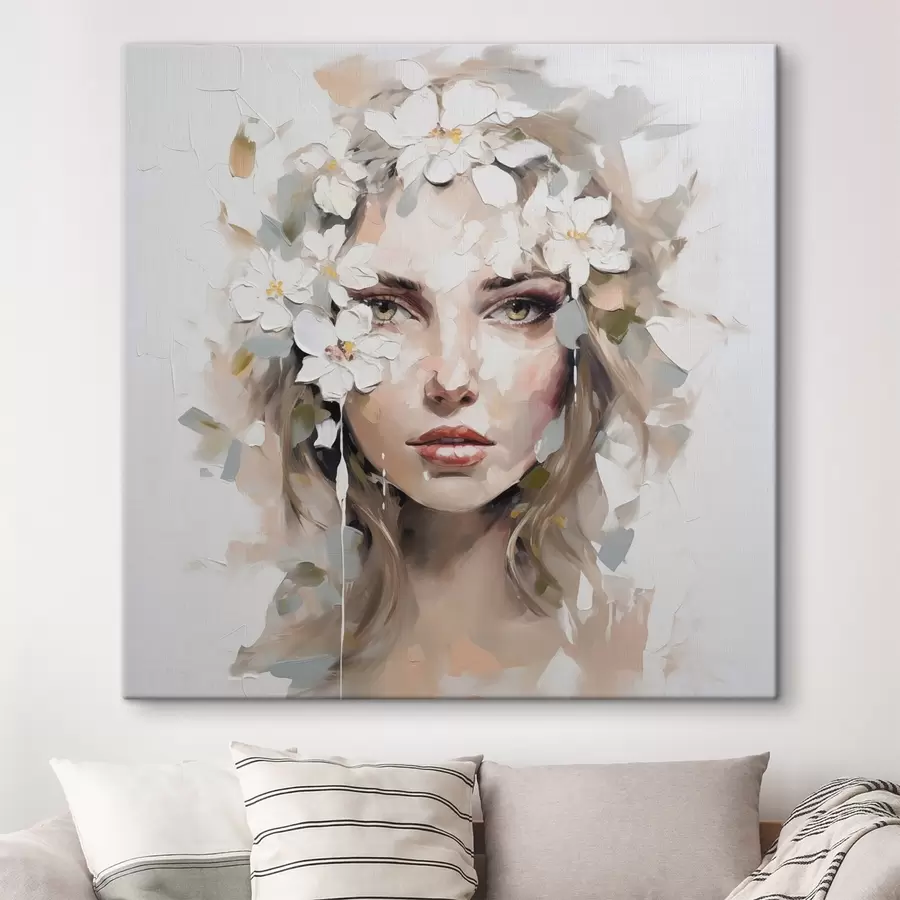 Paveikslėlis Abstraktus portretas, imituojantis tapybą s46749