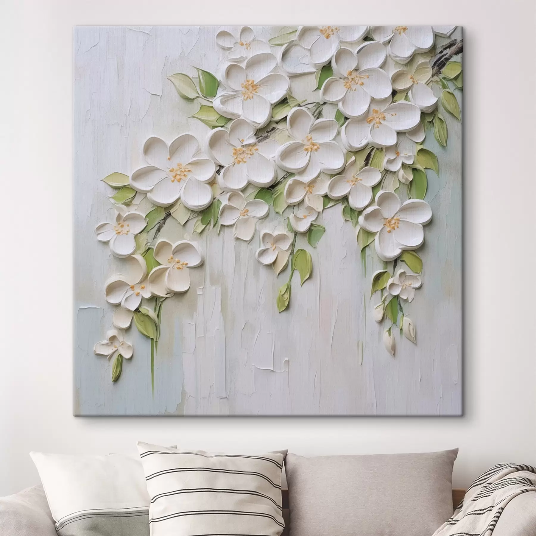 Paveikslėlis Abstrakčių gėlių imitacija tapyboje s46755