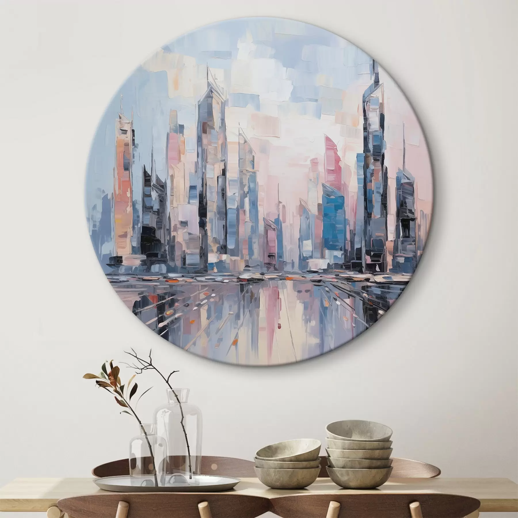 Paveikslėlis Abstraktus miesto tapybos imitavimas r46752