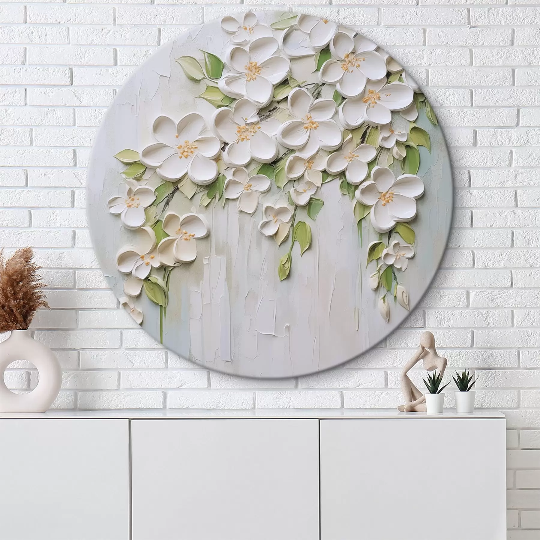 Paveikslėlis Abstrakčių gėlių imitacija tapyboje r46755