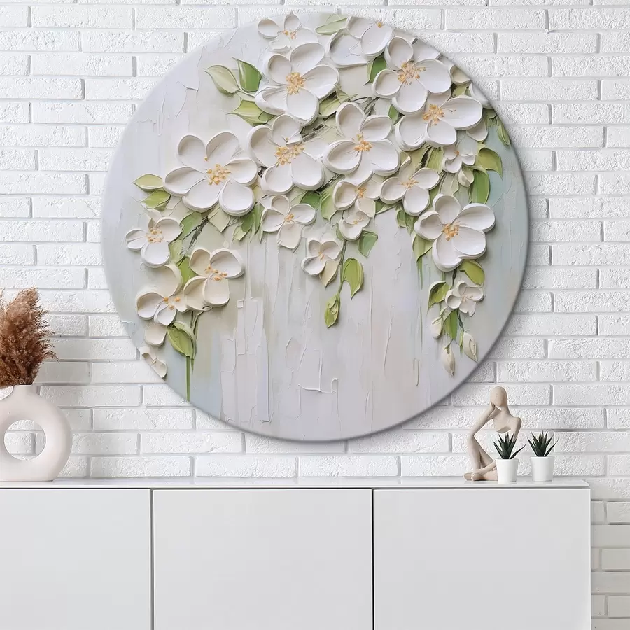 Paveikslėlis Abstrakčių gėlių imitacija tapyboje r46755