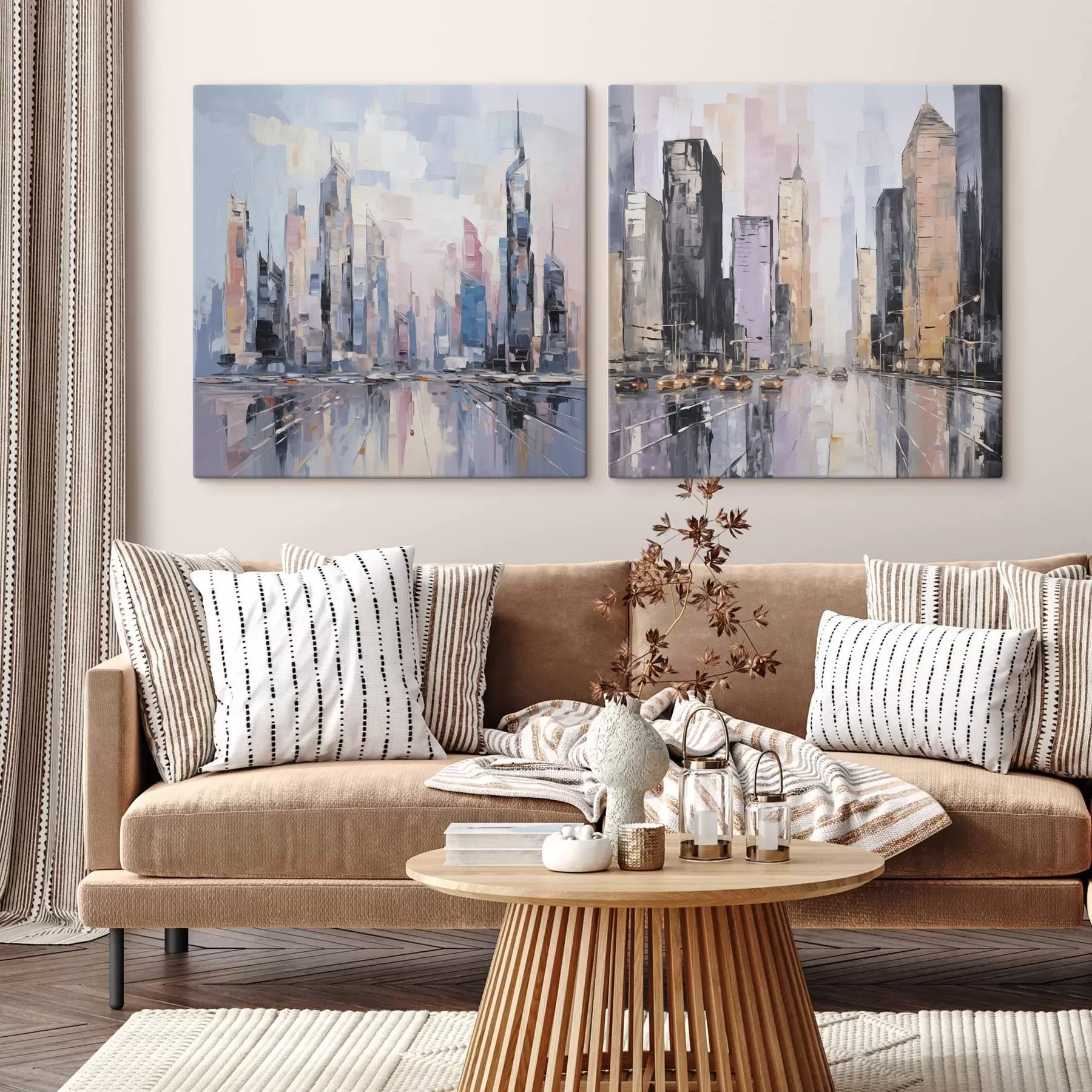 Paveikslėlis Abstraktus miesto tapybos imitavimas m01032