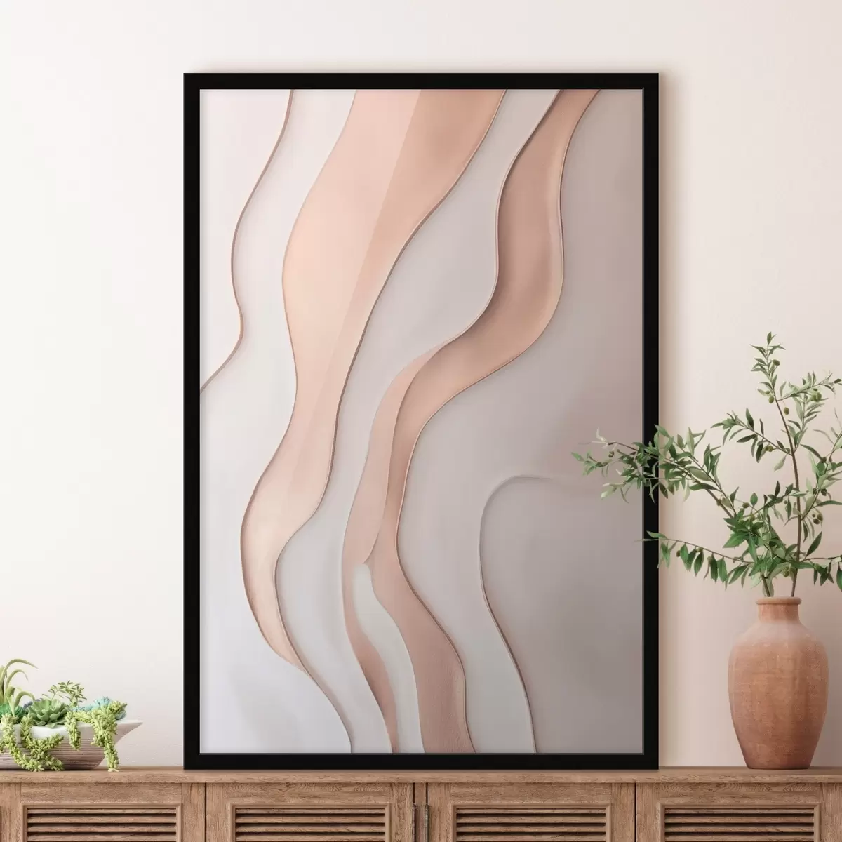 Plakatas Santrauka. Banguotos linijos f46724