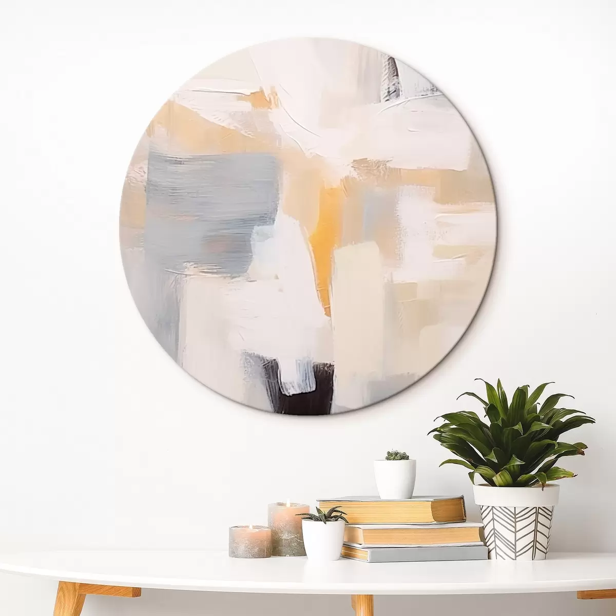 Apvalūs paveikslai Abstrakcija r46734