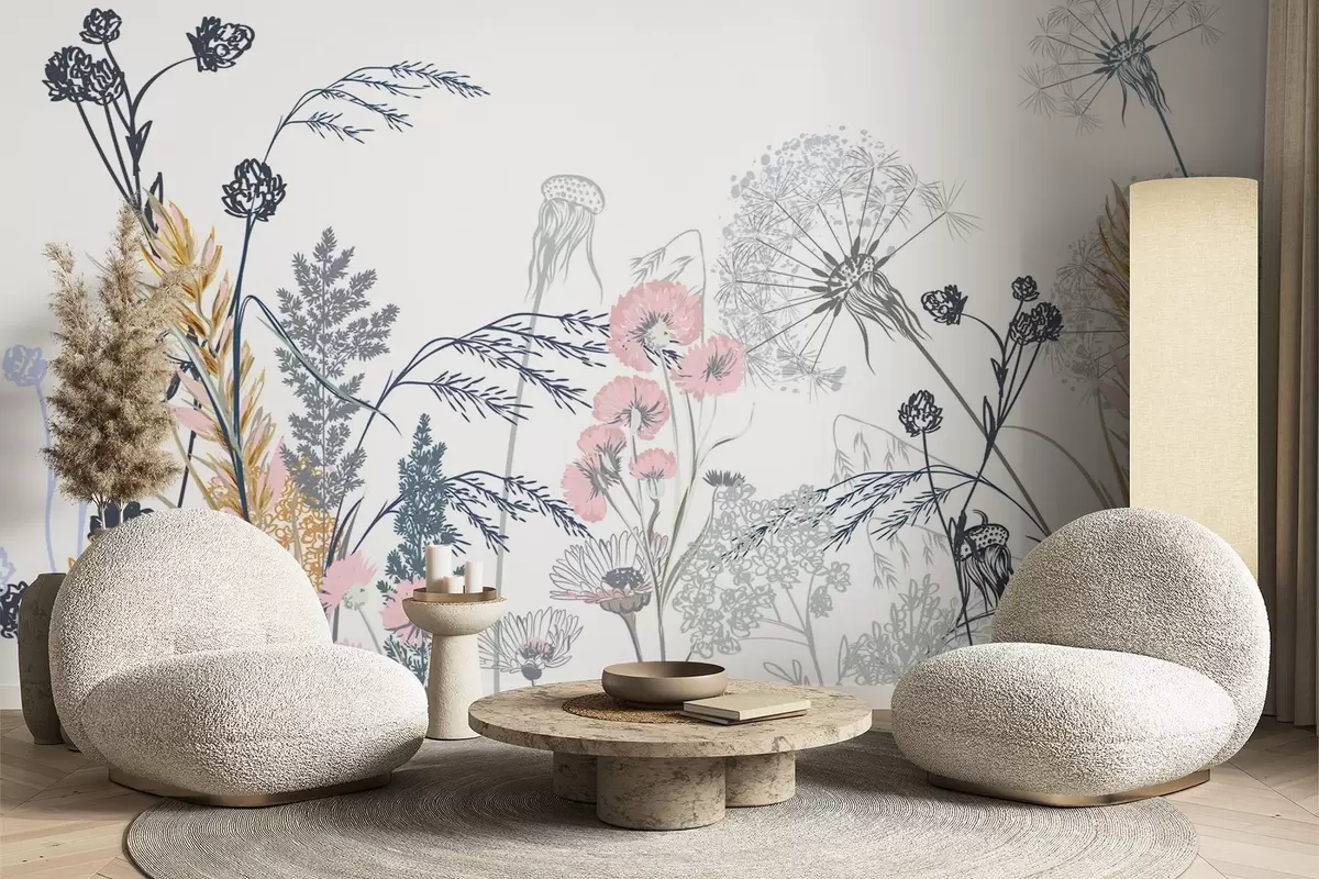 Fototapetai Laukinės gėlės w04943v2