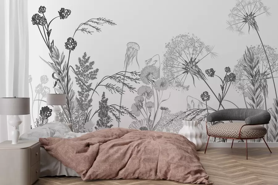 Fototapetai Laukinės gėlės w04943v3